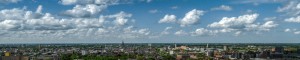 Uitzicht over de stad Groningen